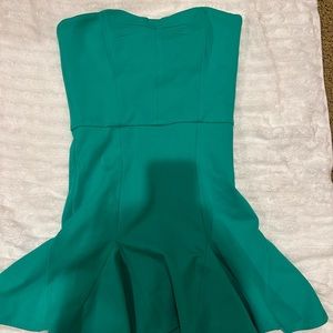 DEVLIN green mini corset dress size s